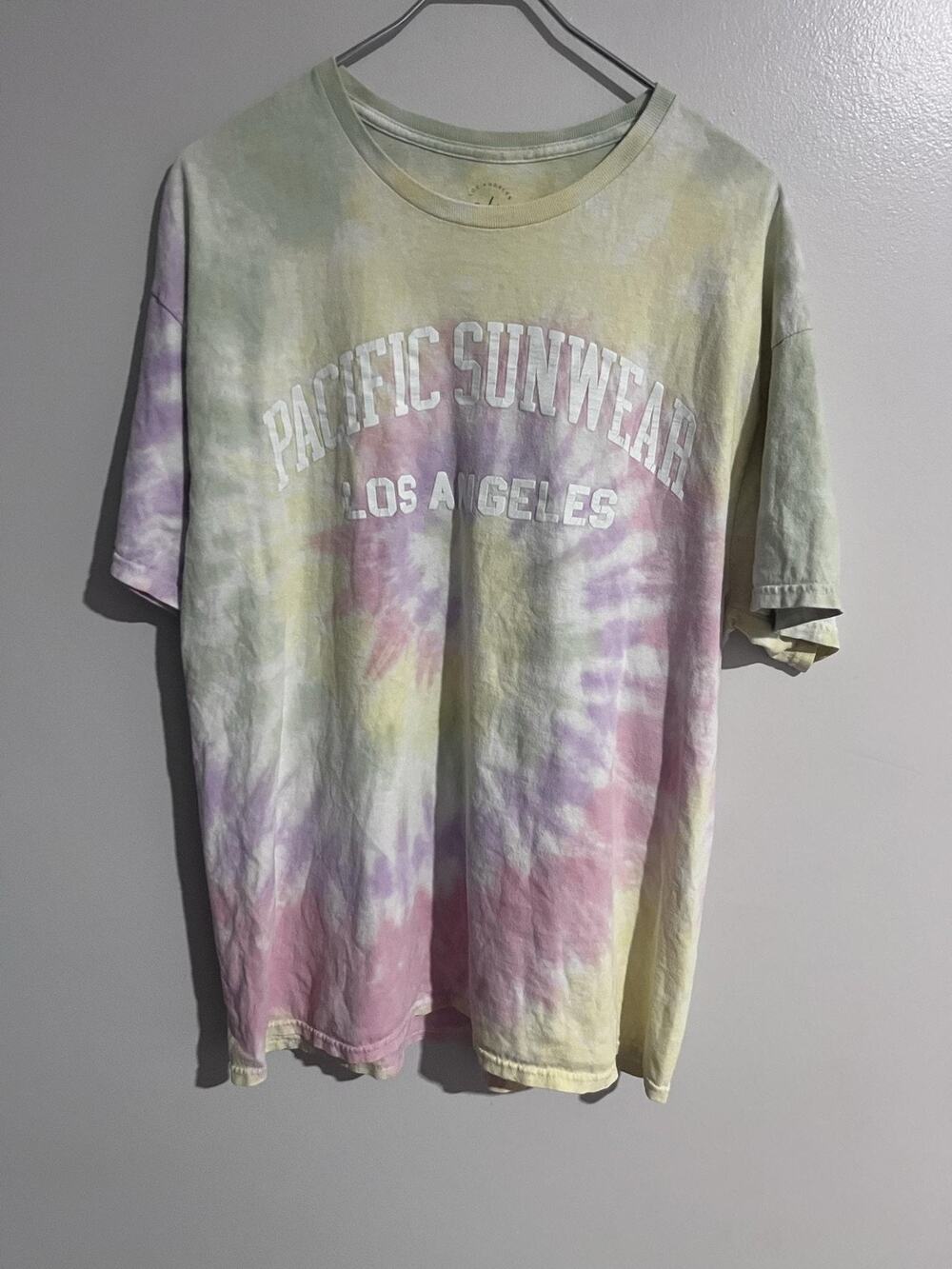 Pacific Sunwear Shirt Mens L Multicolor Short Sleeve Graphic Cotton Tagless